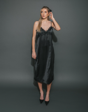 Load image into Gallery viewer, Brunette the Label Satin Maxi Dress