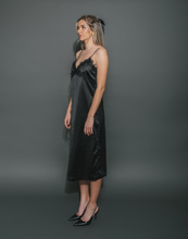 Load image into Gallery viewer, Brunette the Label Satin Maxi Dress