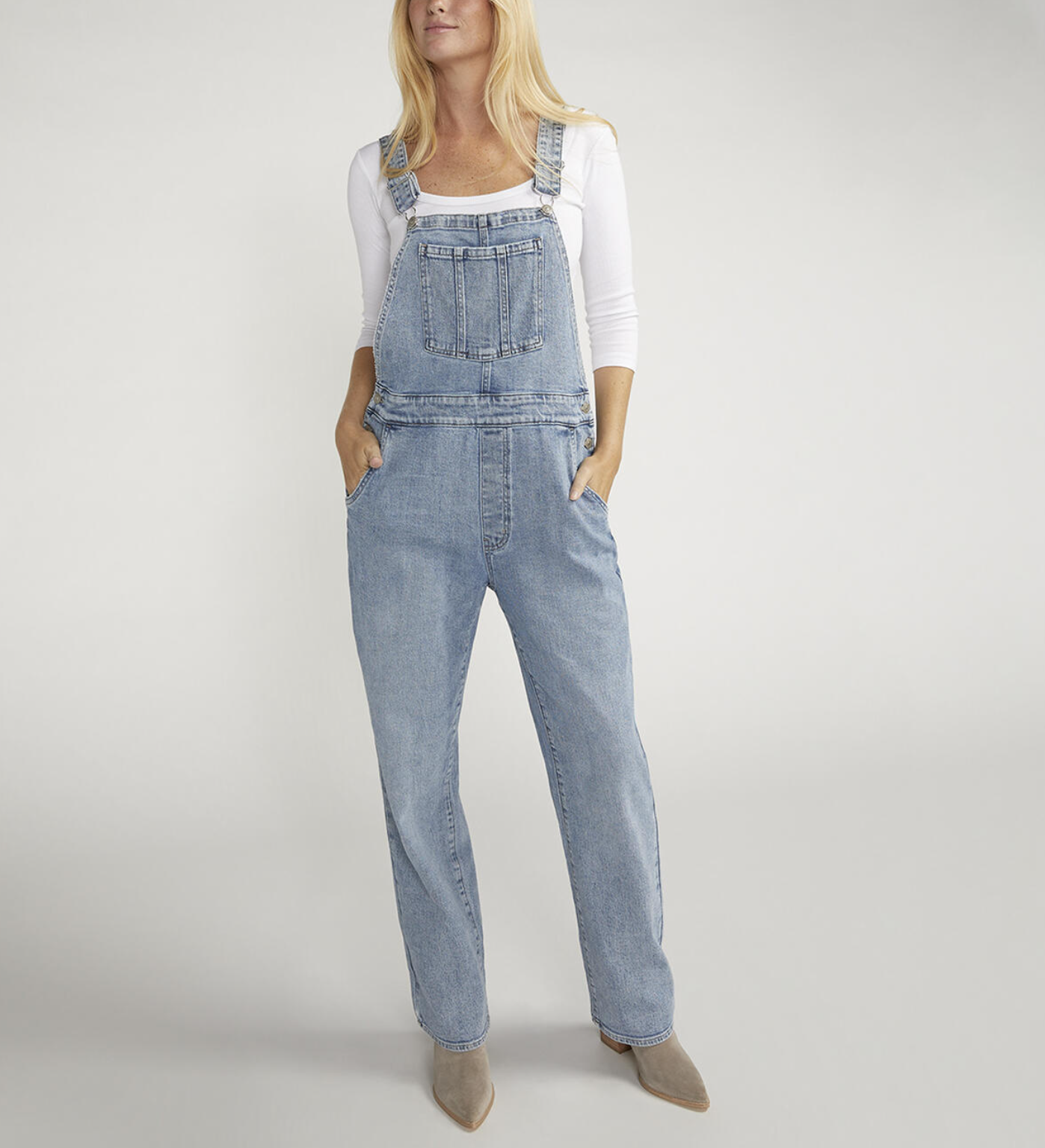 Silver Jeans Co. 70s Overalls October Boutique
