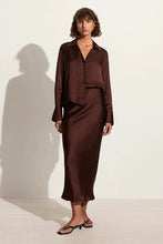 Charger l&#39;image dans la galerie, Faithfull the Brand Ancora Skirt - Dark Truffle