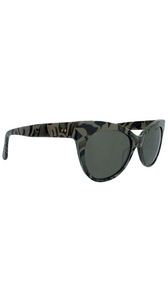 Norma Kamali Square Cat Eye Sunglasses