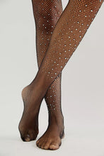 Load image into Gallery viewer, Free People Glitter Fishnet Tight