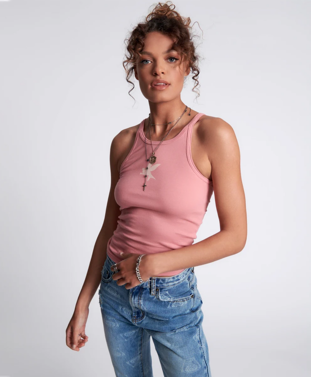 One Teaspoon Flamingo Singlet