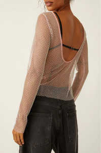 Free People Low Back Filter Finish Top