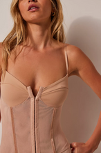 Load image into Gallery viewer, Free People Night Rhythm Corset Bodysuit
