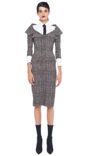 Load image into Gallery viewer, Norma Kamali Straight Skirt - Plaid Tweed