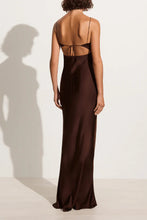 Load image into Gallery viewer, Faithfull the Brand Santiana Maxi Dress - Dark Truffle