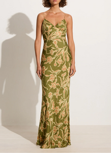 faithfull the brand santiana maxi dress FAITHFULL Santiana Dress in Steel