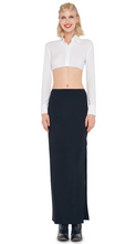Load image into Gallery viewer, Norma Kamali Side Slit Long Skirt
