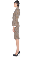 Load image into Gallery viewer, Norma Kamali Straight Skirt - Leopard