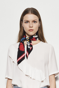 Just Female Flower Neck Tie