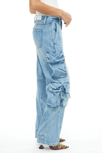 Pistola Bobbie Mid Rise Cargo Jeans