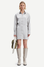 Load image into Gallery viewer, SAMSOE Liza Shirt Dress - Warm Silver