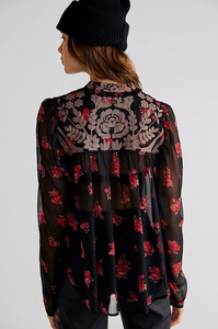 Free People Patricia Embroidered Top