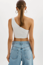 Load image into Gallery viewer, LAMARQUE Pesha Leather Crop Top