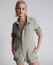 Load image into Gallery viewer, One Teaspoon Faded Khaki Canvas Prophecy Jumpsuit